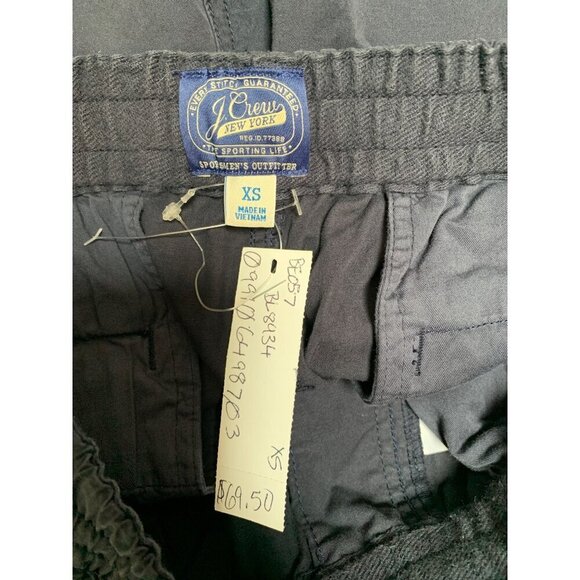 J. Crew Mens Navy Cotton-Blend Shorts XS - Picture 3 of 4